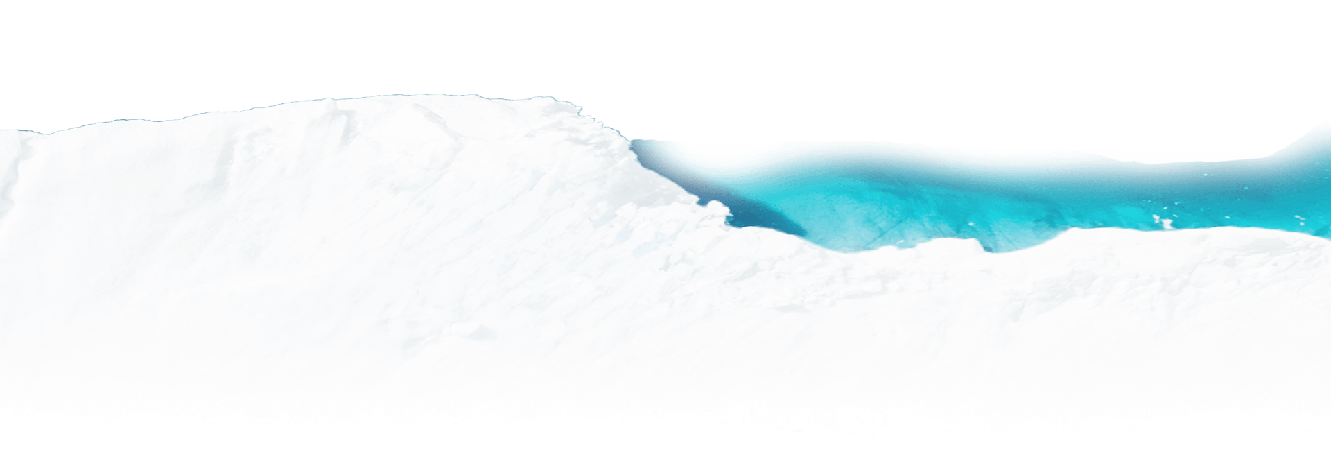 Ice shore