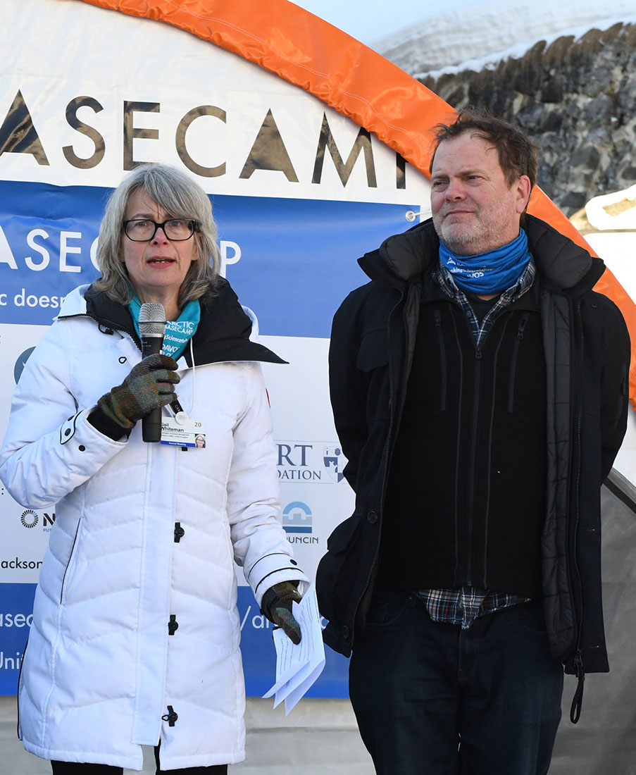 Global innovators, Gail Whiteman and Rainn Wilson